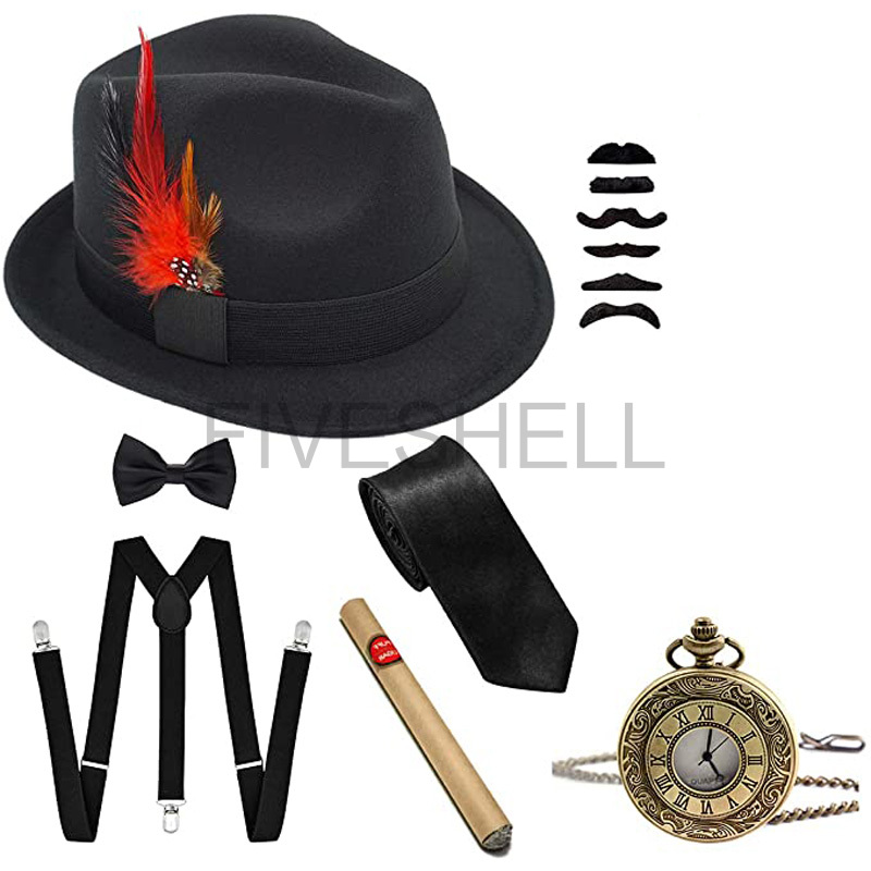 Women'S Accessories In The 1920S - Herren 1920er Jahre Gatsby Gangster Kostüm