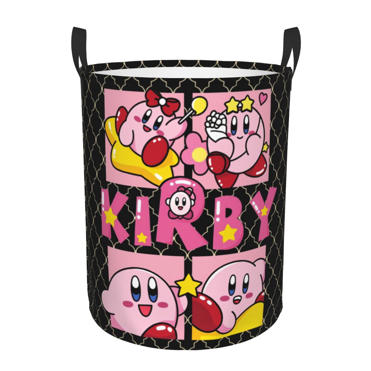 Women Accessories Hamper - Anime K-Kirbys Wäschekorb, großer Aufbewahrungskorb, Cartoon-Spiel,