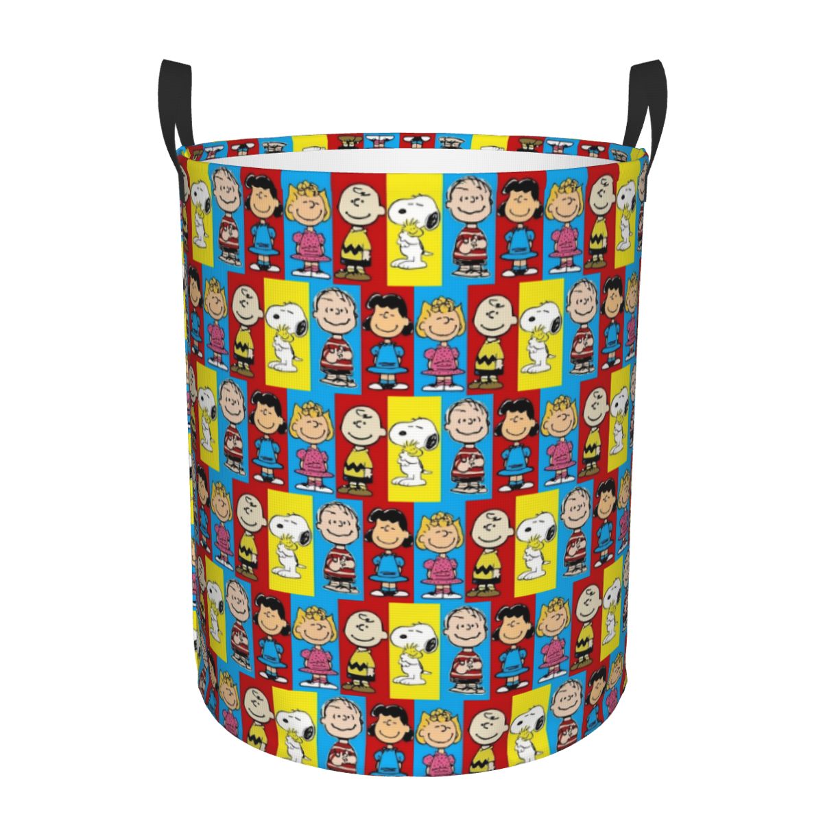 Women Accessories Hamper - Karierter S-Snoopy Wäschekorb, großer Aufbewahrungskorb, Anime-Hund,