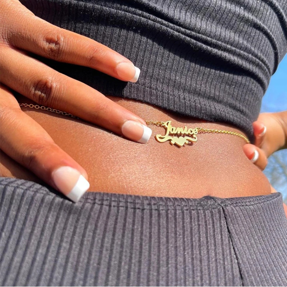 Women Accessories Name - Sexy Körper Charme Schmuck Strand Bauch