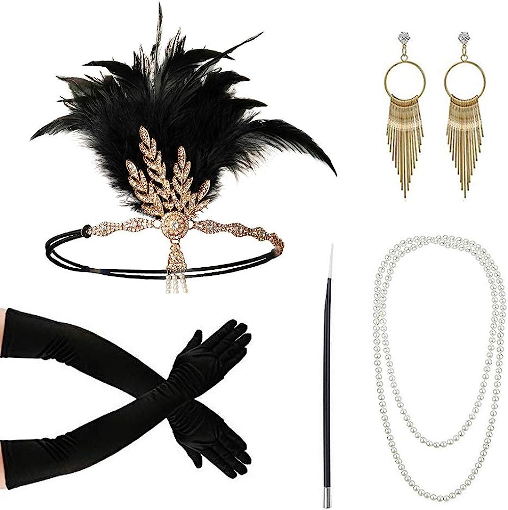 Women'S Accessories In The 1920S - PESENAR 1920er Jahre Mode Flapper Stirnband
