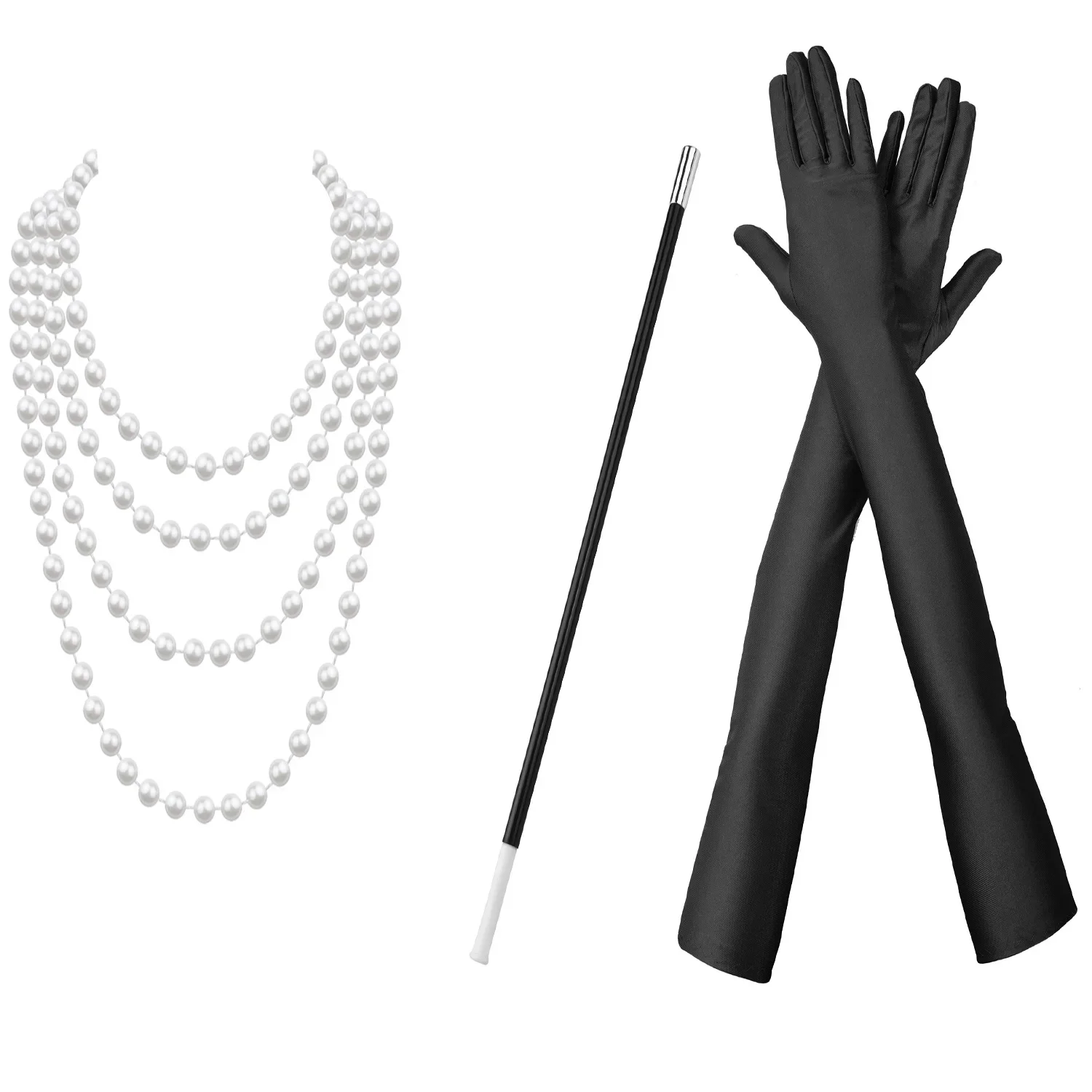 Women'S Accessories In The 1920S - 3 Teile/satz 1920er Jahre Flapper Kleid