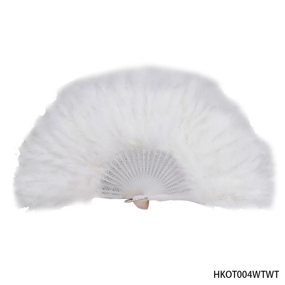 Women'S Accessories In The 1920S - PESENAR Weißer Federfächer im Stil der