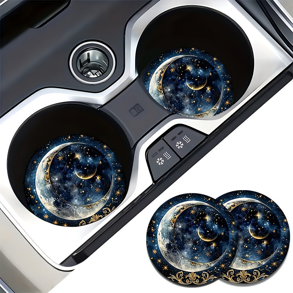 2 Stück Starry Night Moon Auto – Women Accessories Holder Bewertung und Preis