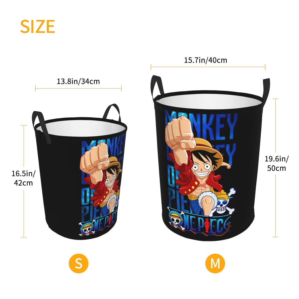 Luffy One Piece Wäschekorb, gr – Women Accessories Hamper Bewertung und Preis