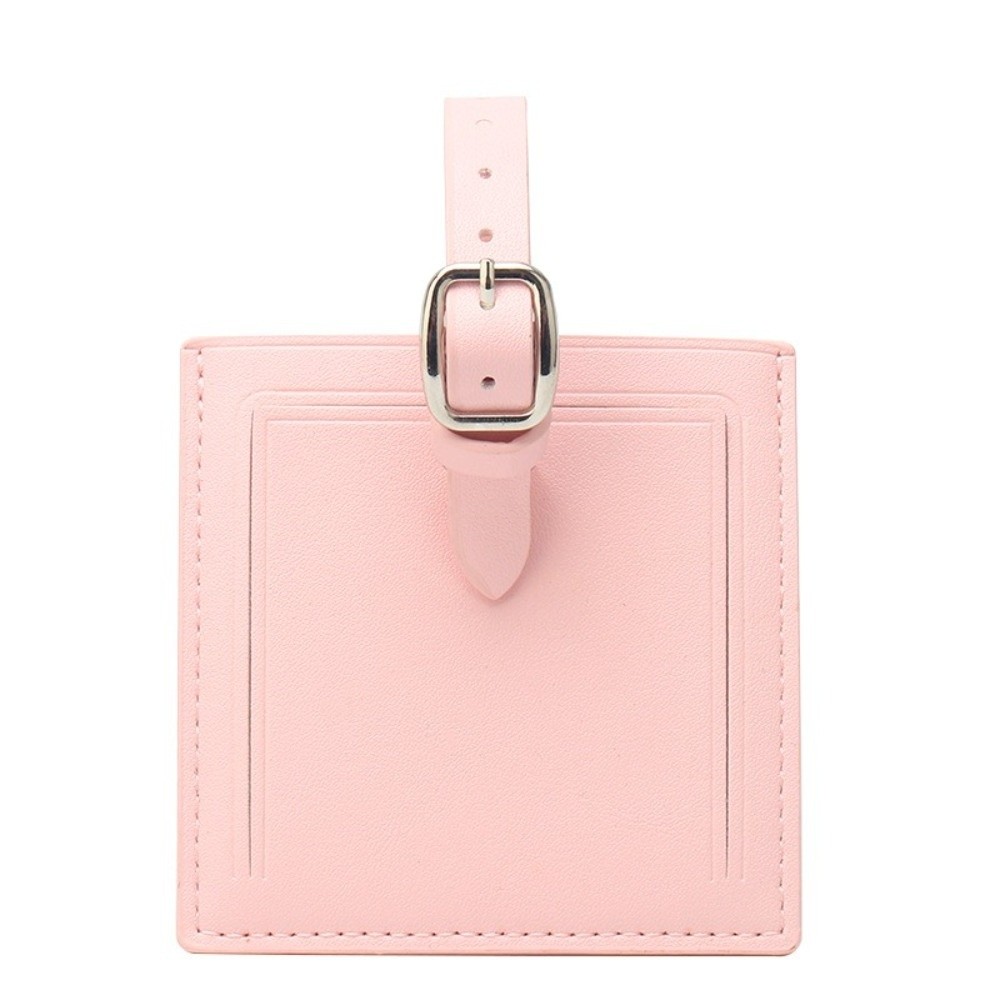Quadratische Leder-Gepäckanhän – Women Accessories Name Bewertung und Preis