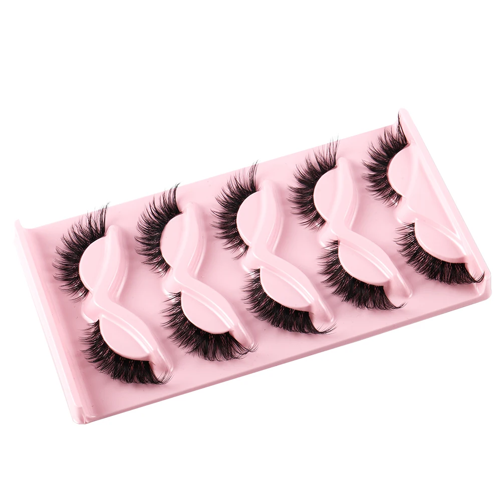 Cat Eye 5 Paar 3D Natürliche F – Women Accessories Clearance Bewertung und Preis