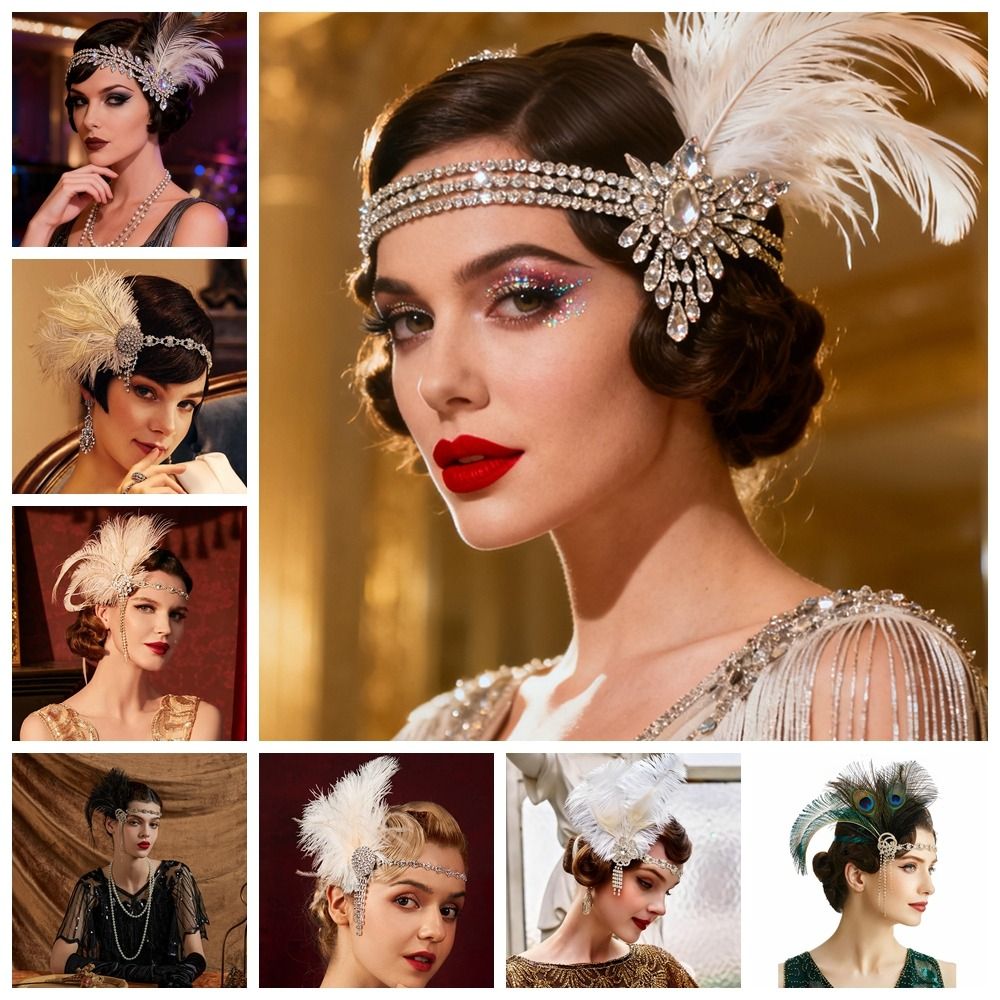 Retro Vintage Feder Stirnband  – Women'S Accessories In The 1920S Bewertung und Preis