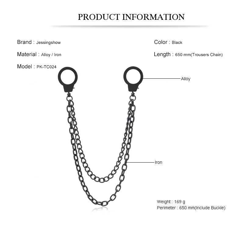 Punk-Stil Kette auf der Jeans  – Women Accessories Pk Bewertung und Preis
