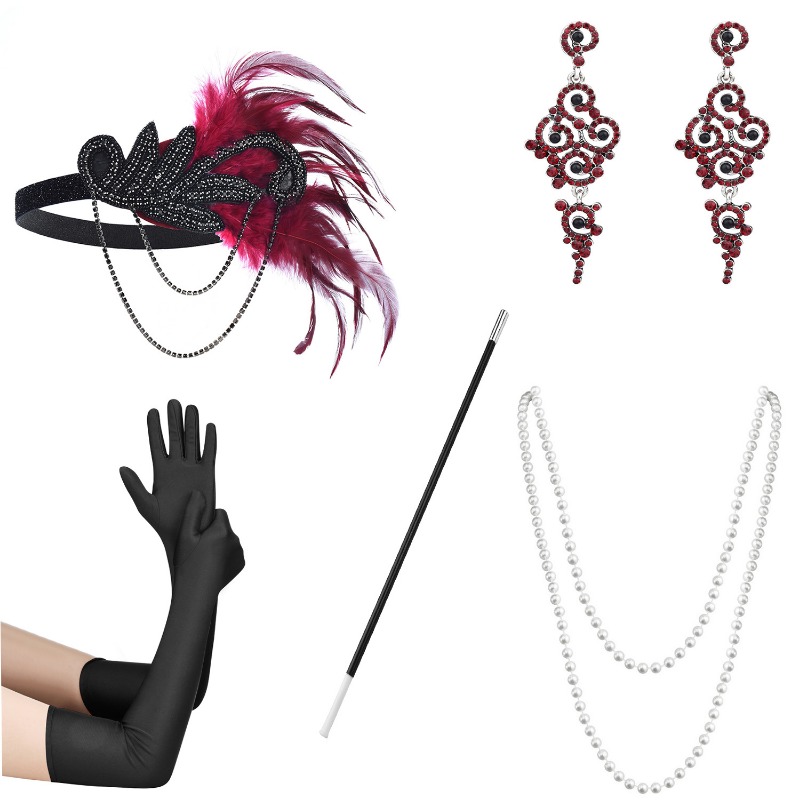 5 stücke 1920s verkleideten Ba – Women'S Accessories In The 1920S Bewertung und Preis