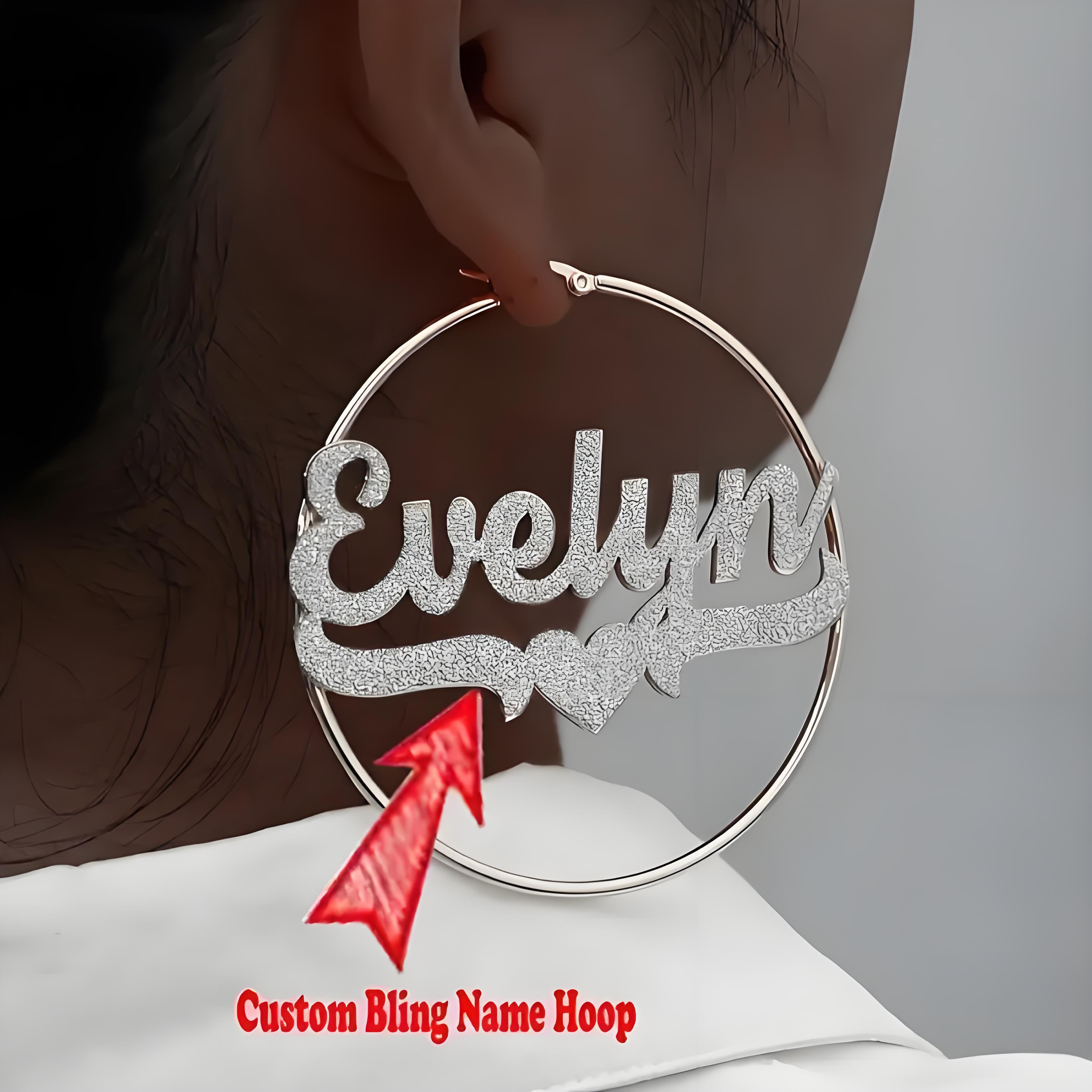Personalisierte creolen mit sa – Women Accessories Name Bewertung und Preis