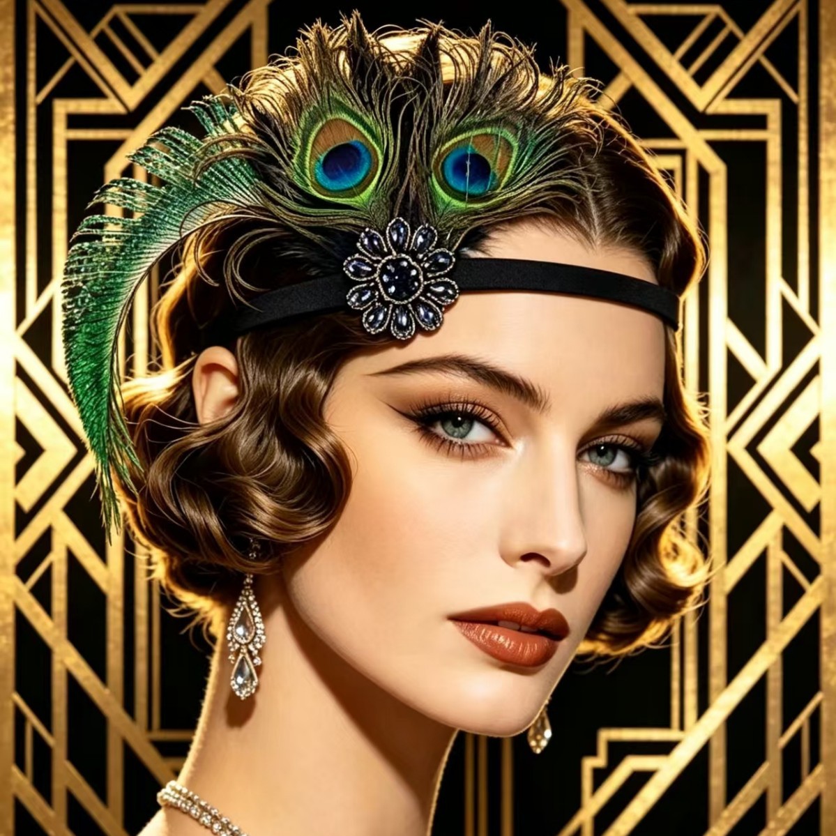 1920er Flapper Pfauenfeder-Sti – Women'S Accessories In The 1920S Bewertung und Preis