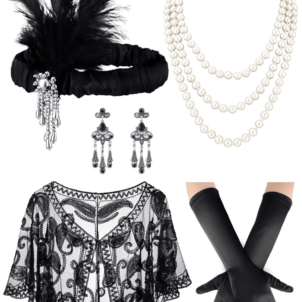 1920er Jahre Gatsby Party Hoch – Women'S Accessories In The 1920S Bewertung und Preis