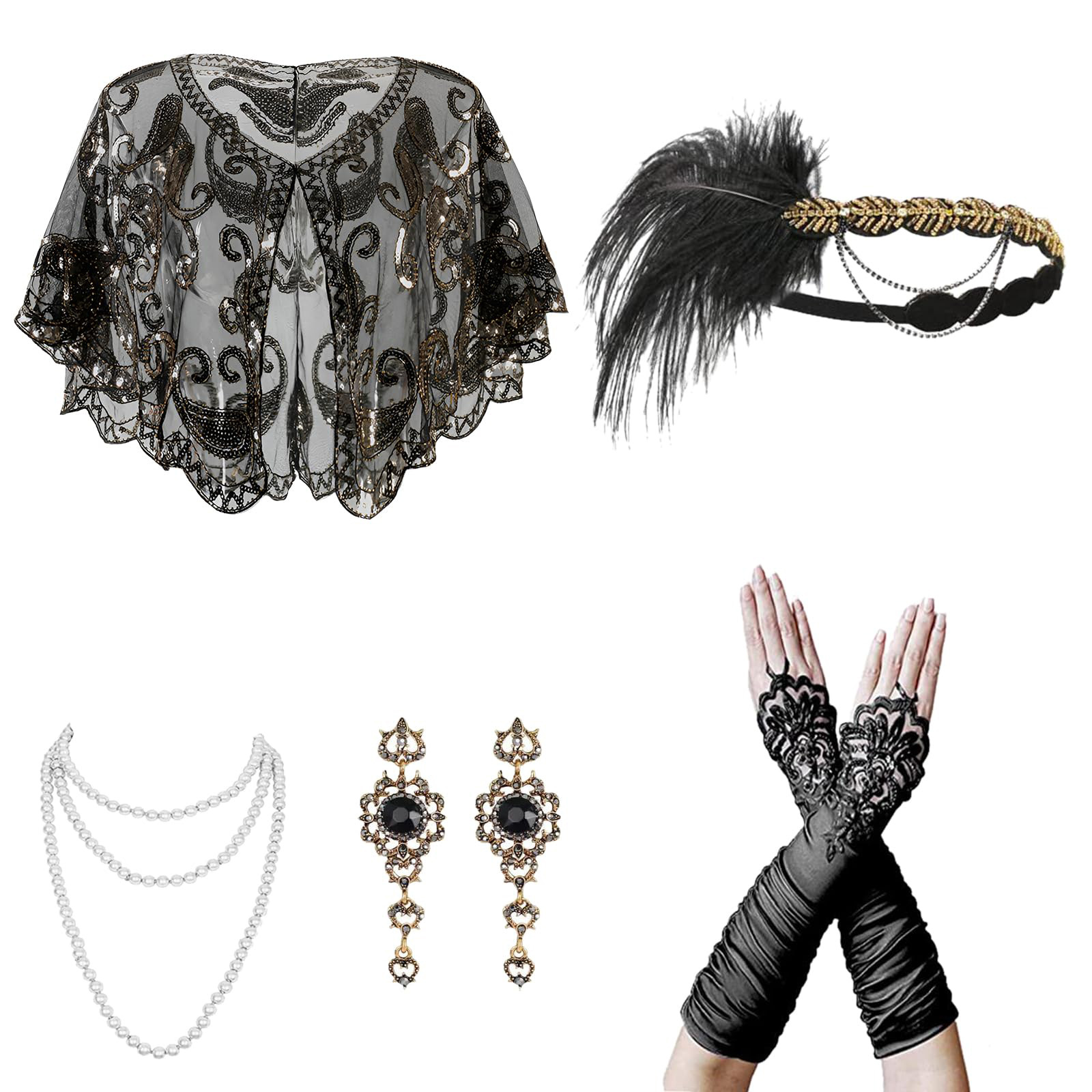 1920er Jahre Gatsby Party Hoch – Women'S Accessories In The 1920S Bewertung und Preis