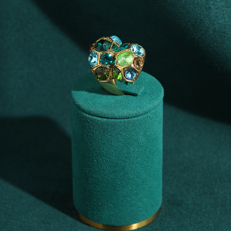 Vintage Grüner Kristallring fü – Women'S Accessories Trends 2026 Bewertung und Preis